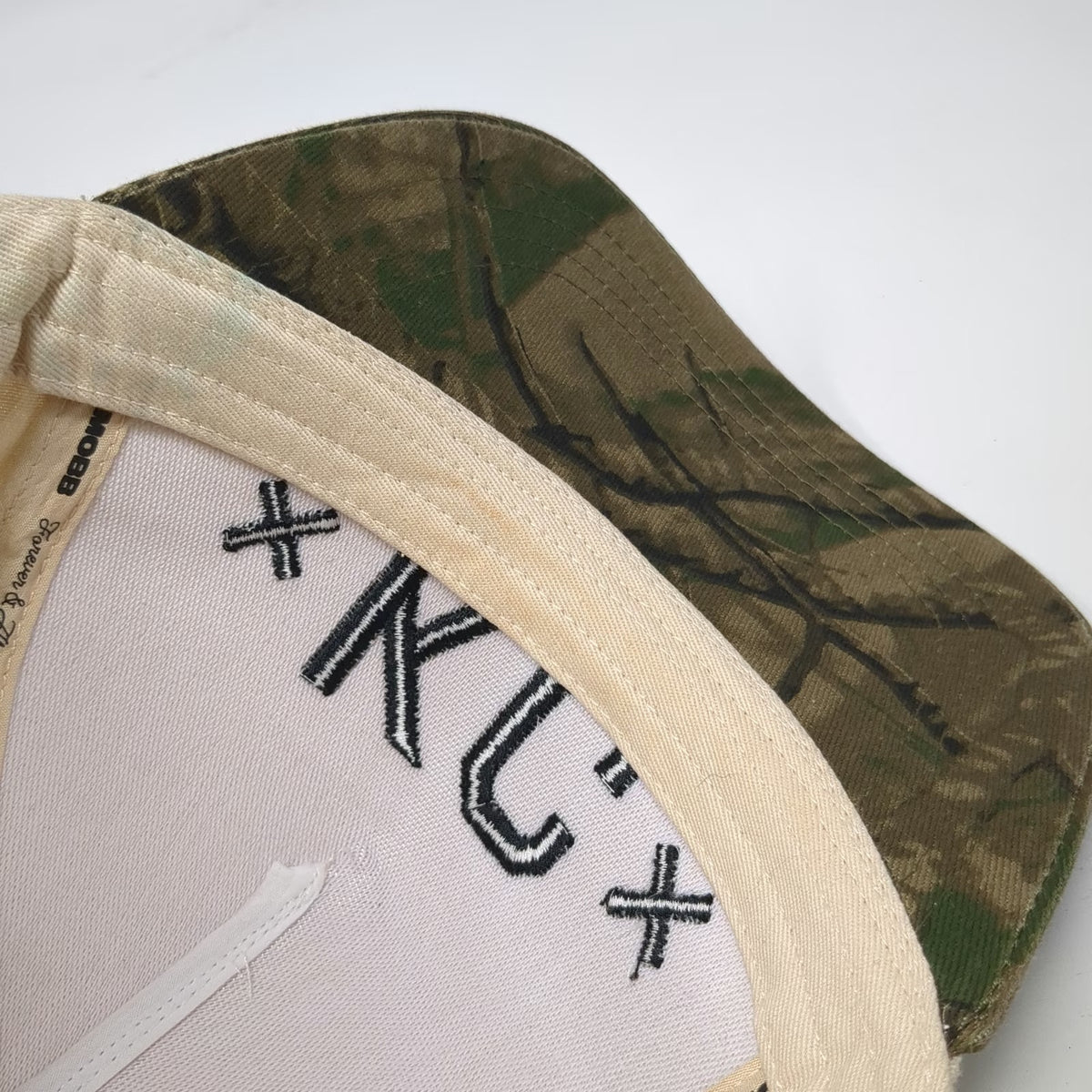 Made Mobb 5 Panel Beige One Size Camo Brim God Bless The Midwest Hat