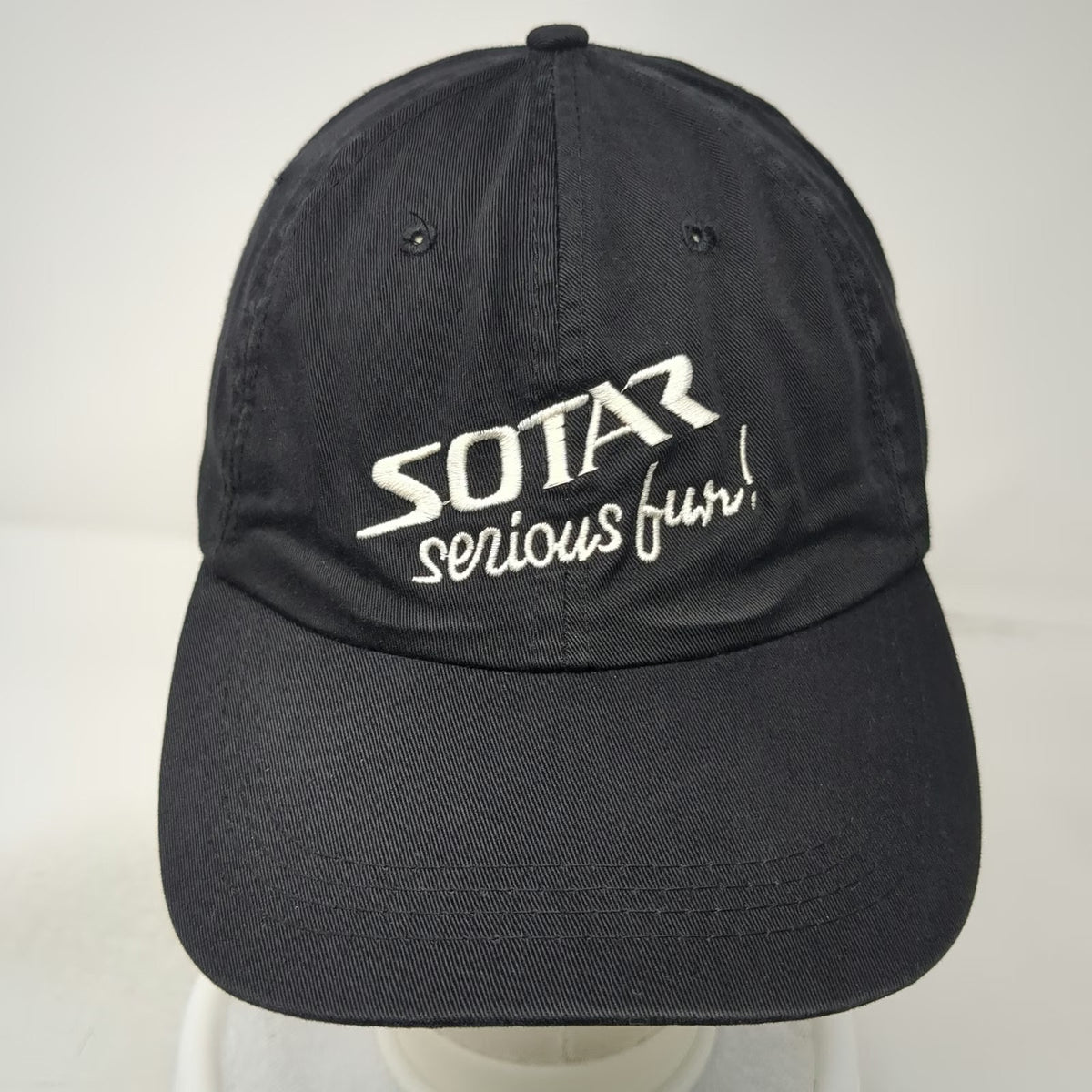 Ouray SOTAR Serious Fun Black Baseball Cap One Size Fitted Whitewater Raft Hat
