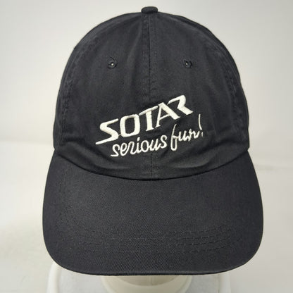 Ouray SOTAR Serious Fun Black Baseball Cap One Size Fitted Whitewater Raft Hat