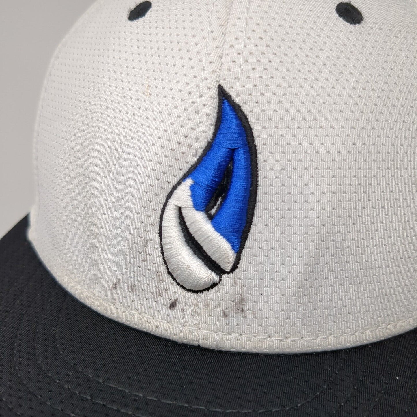 Ignite Fitted Hat White Small Embroidered Logo Colorblock The Game