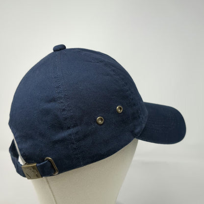 Broner Baseball Cap Blue One Size Boat Embroidery Cotton Strapback Hat Fishing