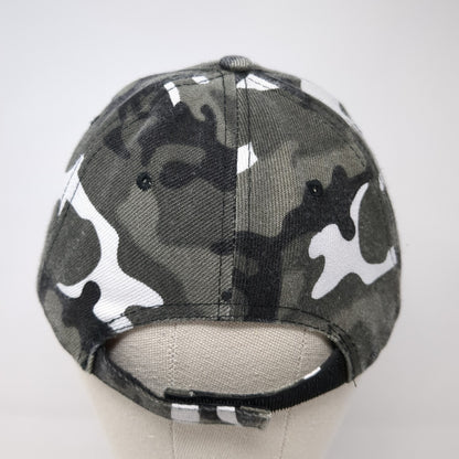 Unbranded Strapback Hat Multi One Size Adjustable Camouflage Blank