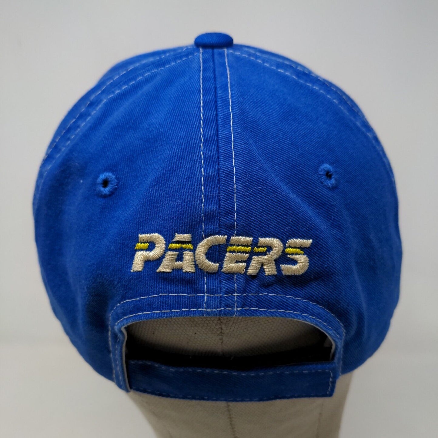 Home Court Men's Strapback Hat Blue OSFM Embroidered Indiana Pacers Logo