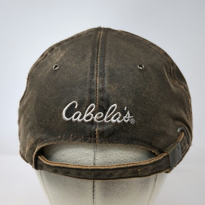 Cabela's Brown One Size Baseball Cap Mallard Duck Legendary Outfitter Hat