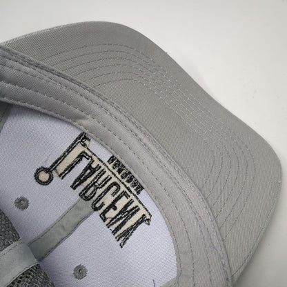 Larceny Bourbon Whiskey Gray One Size Trucker Hat Mesh Back Snapback Signature