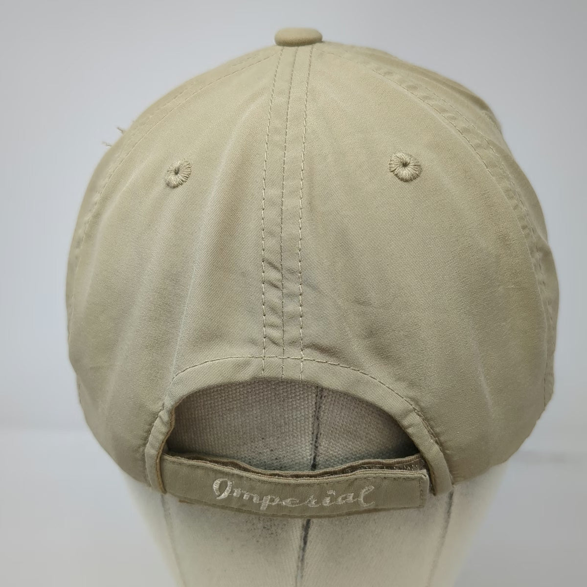 Imperial Baseball Cap Beige One Size Sandpoint Outfitters Outdoor Strapback Hat