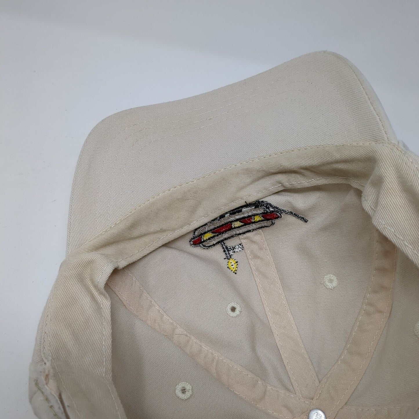 Lucky Dogs Slideback Hat Tan One Size Adjustable Embroidered Paramount