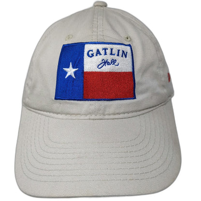 Eco3 Baseball Cap Beige One Size Gatlin Hall Texas Flag Willow City Organic Hat
