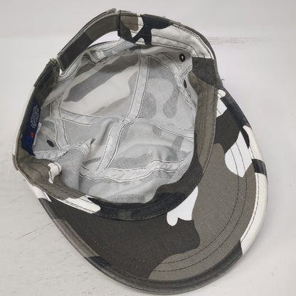 Headwear Guru Gray Army Cap One Size Camo Urban Strapback Flat Top Cadet Hat