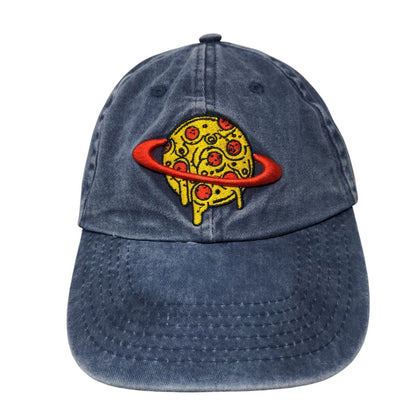 Melting Planet Slideback Hat Blue One Size Adjustable Embroidered Sol