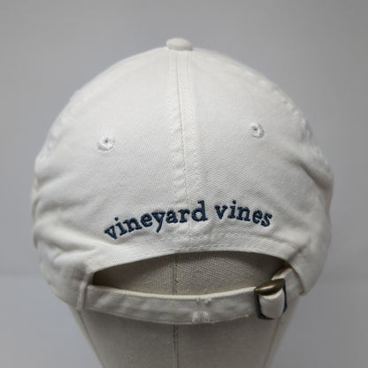 Vineyard Vines Whale Slideback Hat White One Size Adjustable 6 Panel