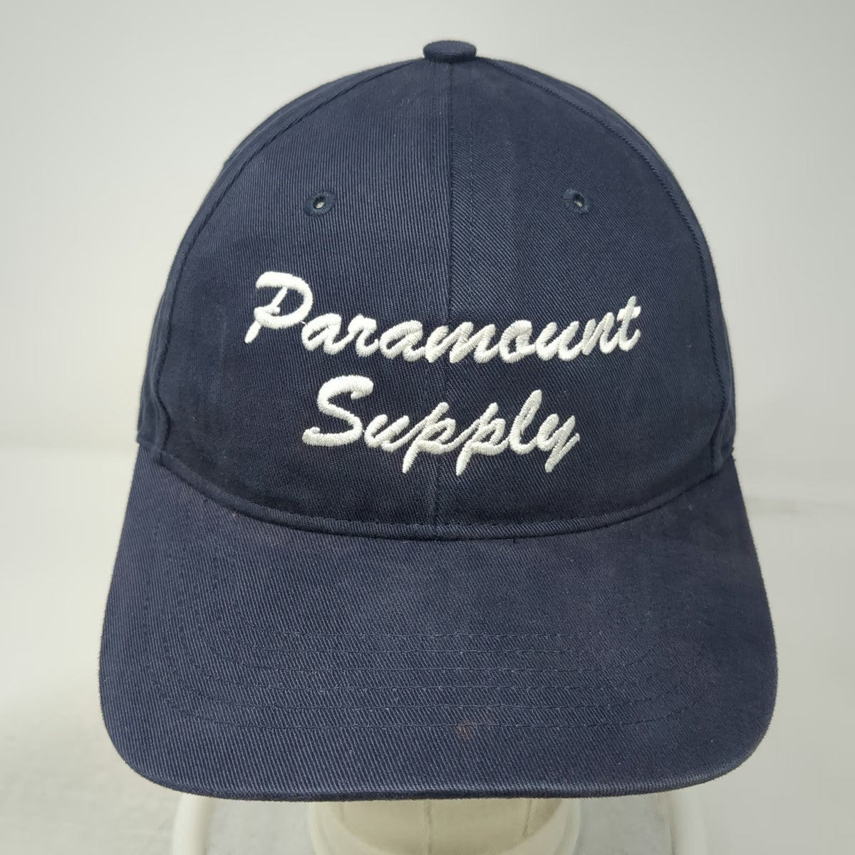 Richardson Baseball Cap Blue One Size Paramount Supply USA Flag Strapback Hat