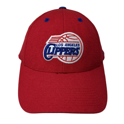 Nike Team Los Angeles LA Clippers Strapback Hat Red OSFA NBA Embroidered Logo