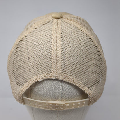 Save Water Drink Margs Snapback Trucker Hat Tan One Size Mesh Back