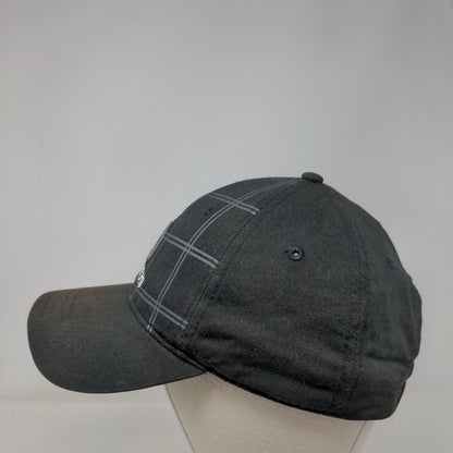 Mirimichi Strapback Hat Black One Size Embroidered Adjustable Pukka