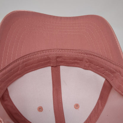 Unbranded Slideback Baseball Cap Pink One Size Adjustable Vented Holes Blank
