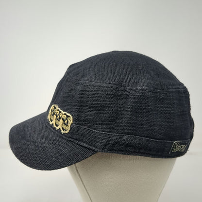 Virtus Army Cap Black One Size Misfits Fiend Skull Band Hat Linen Cotton