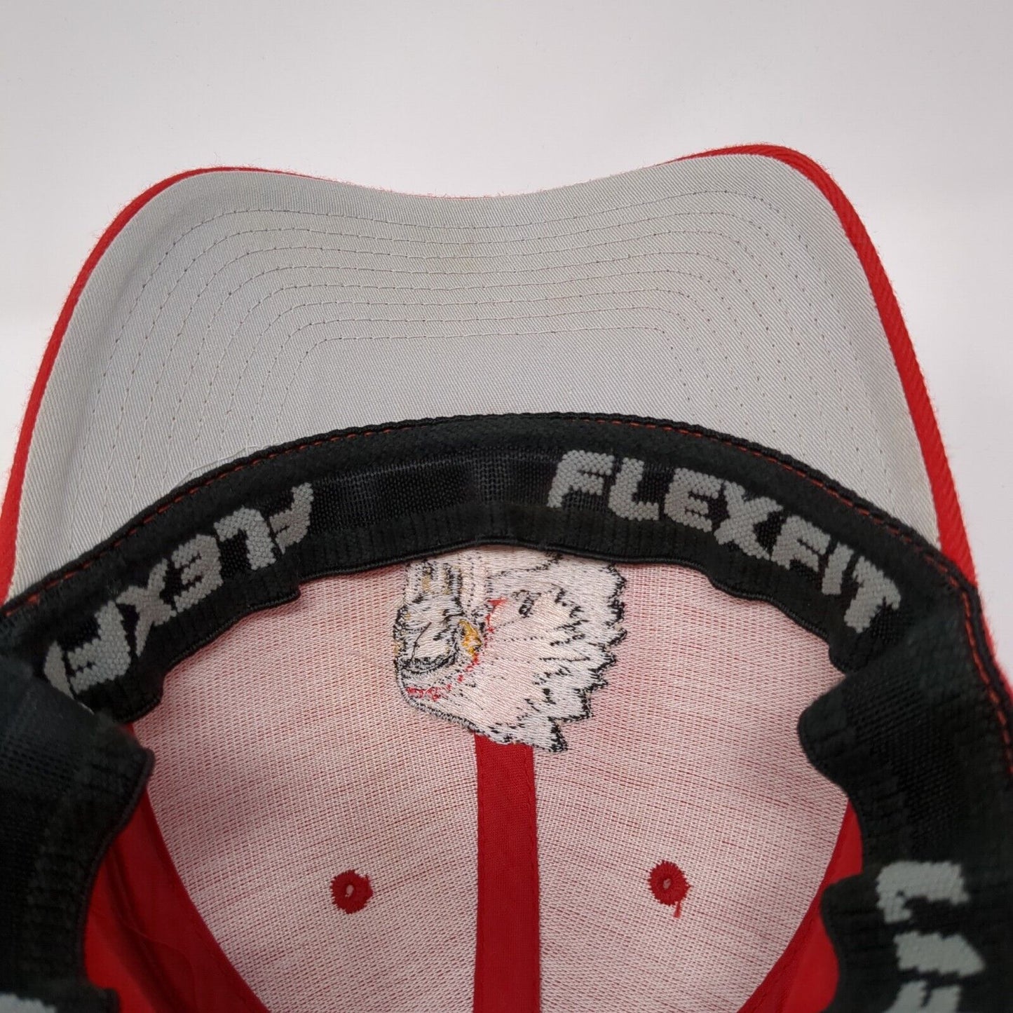 Indian Ripon Jrotc Sports Fitted Hat Red L/XL Embroidered Flexfit Yupoong