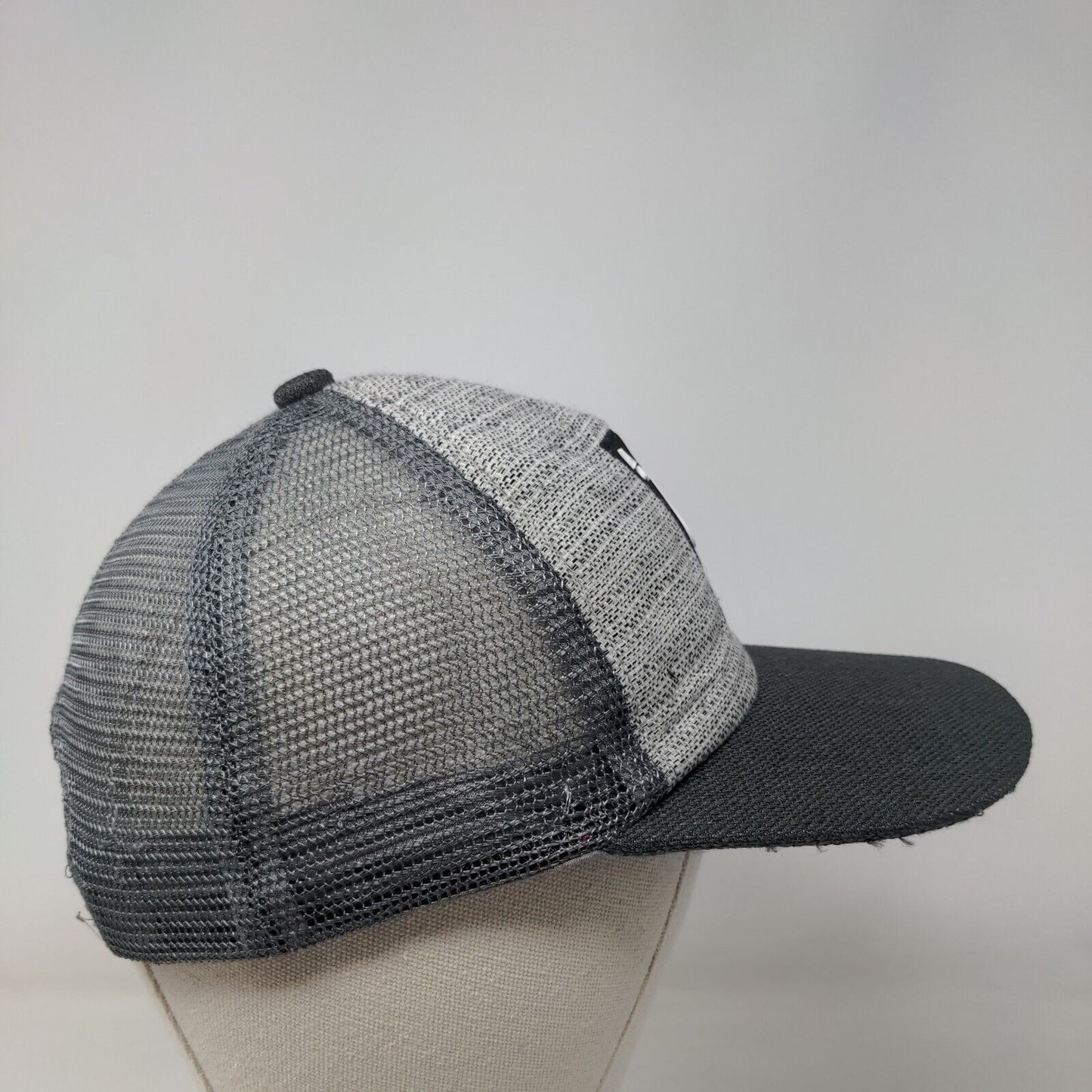 Mazter Ace Of Spades Patch Snapback Mesh Back Trucker Hat Gray One Size