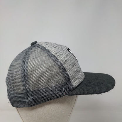 Mazter Ace Of Spades Patch Snapback Mesh Back Trucker Hat Gray One Size