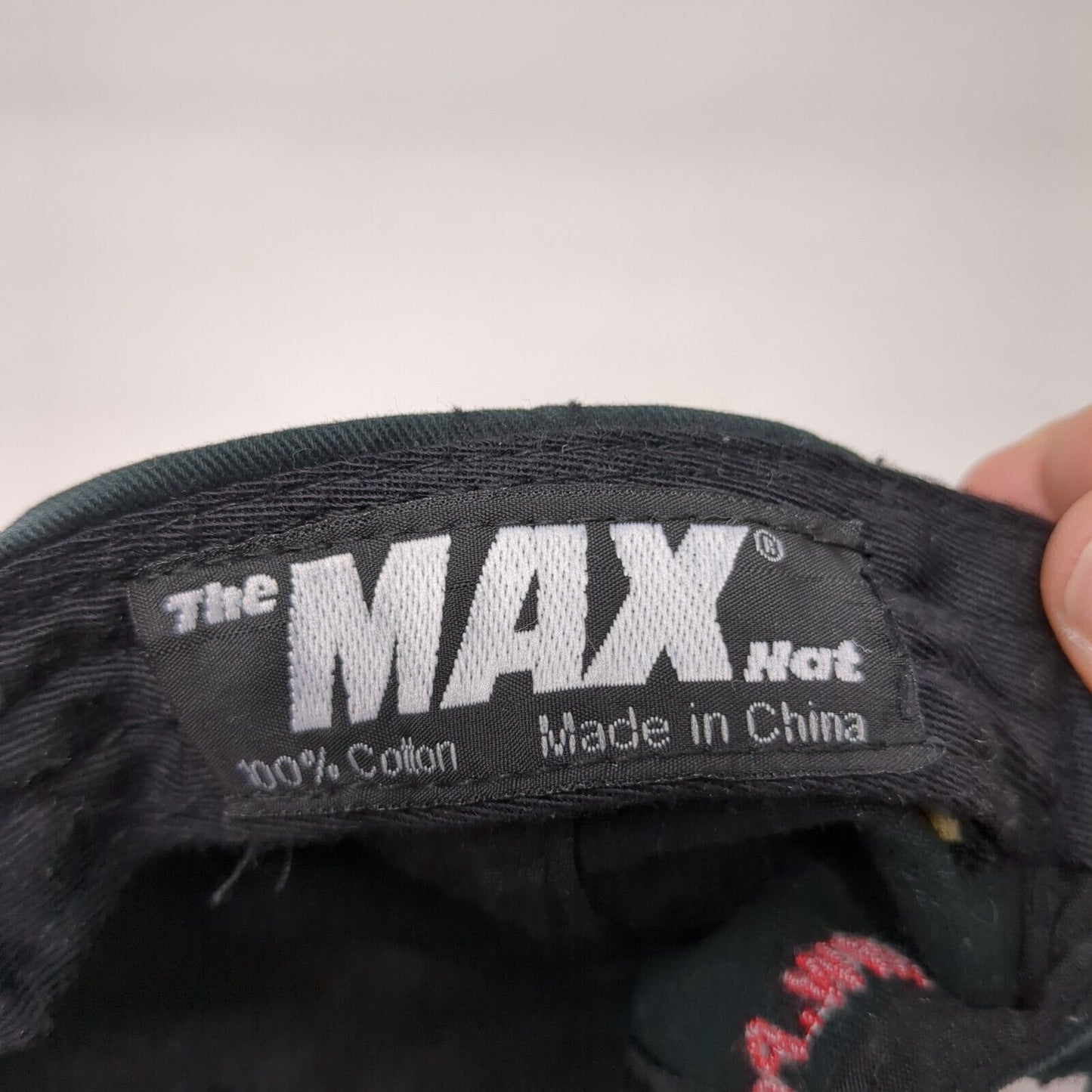 Power Engineers MAX Strapback Hat Black OSFA Embroidered Triple Crown