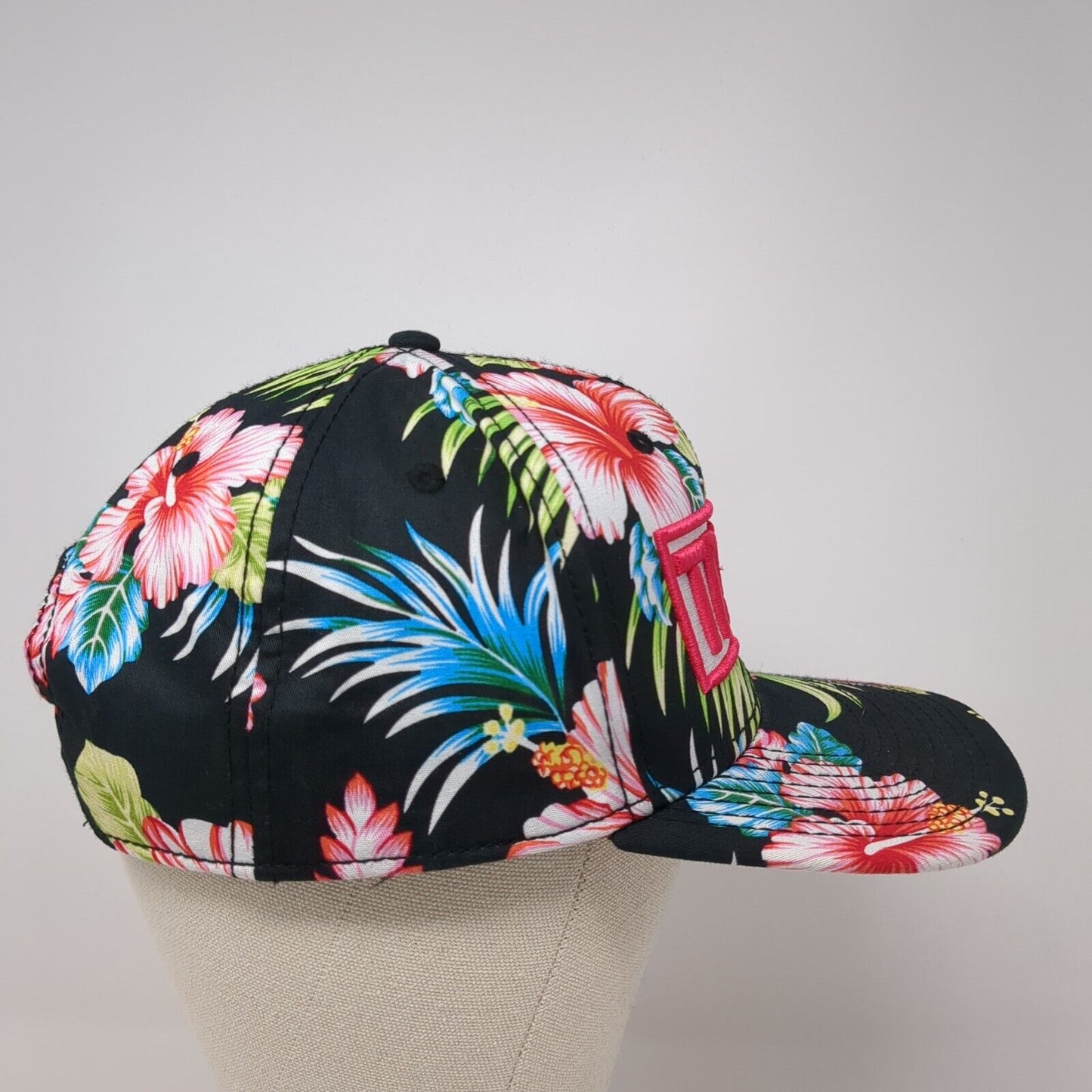 Trixin Snapback Hat Multicolor One Size Adjustable Embroidered Floral Print Otto