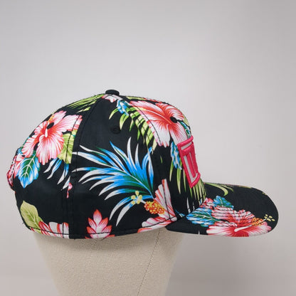Trixin Snapback Hat Multicolor One Size Adjustable Embroidered Floral Print Otto