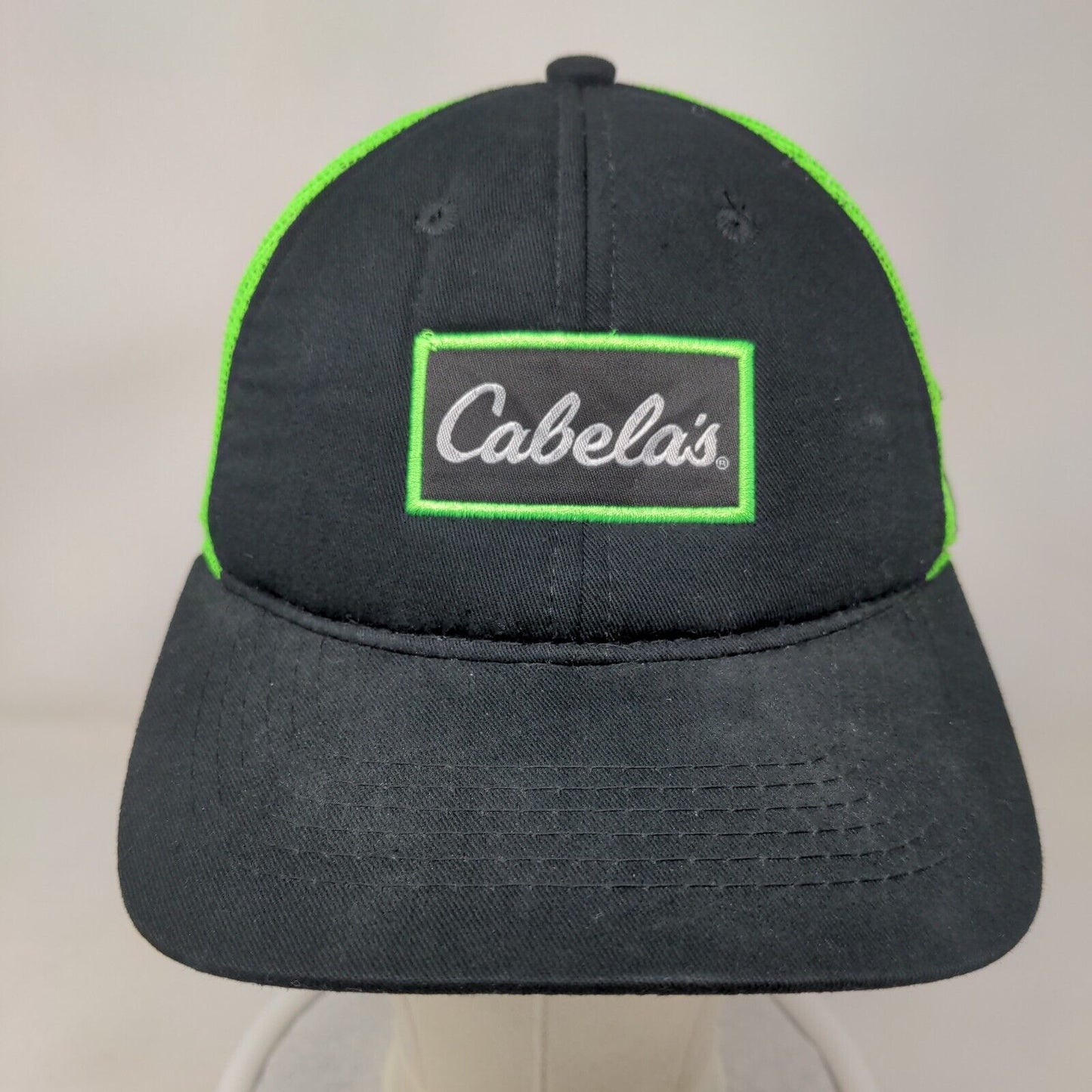 Cabela's Youth Snapback Trucker Hat Multicolor One Size Patriotic Mesh Back