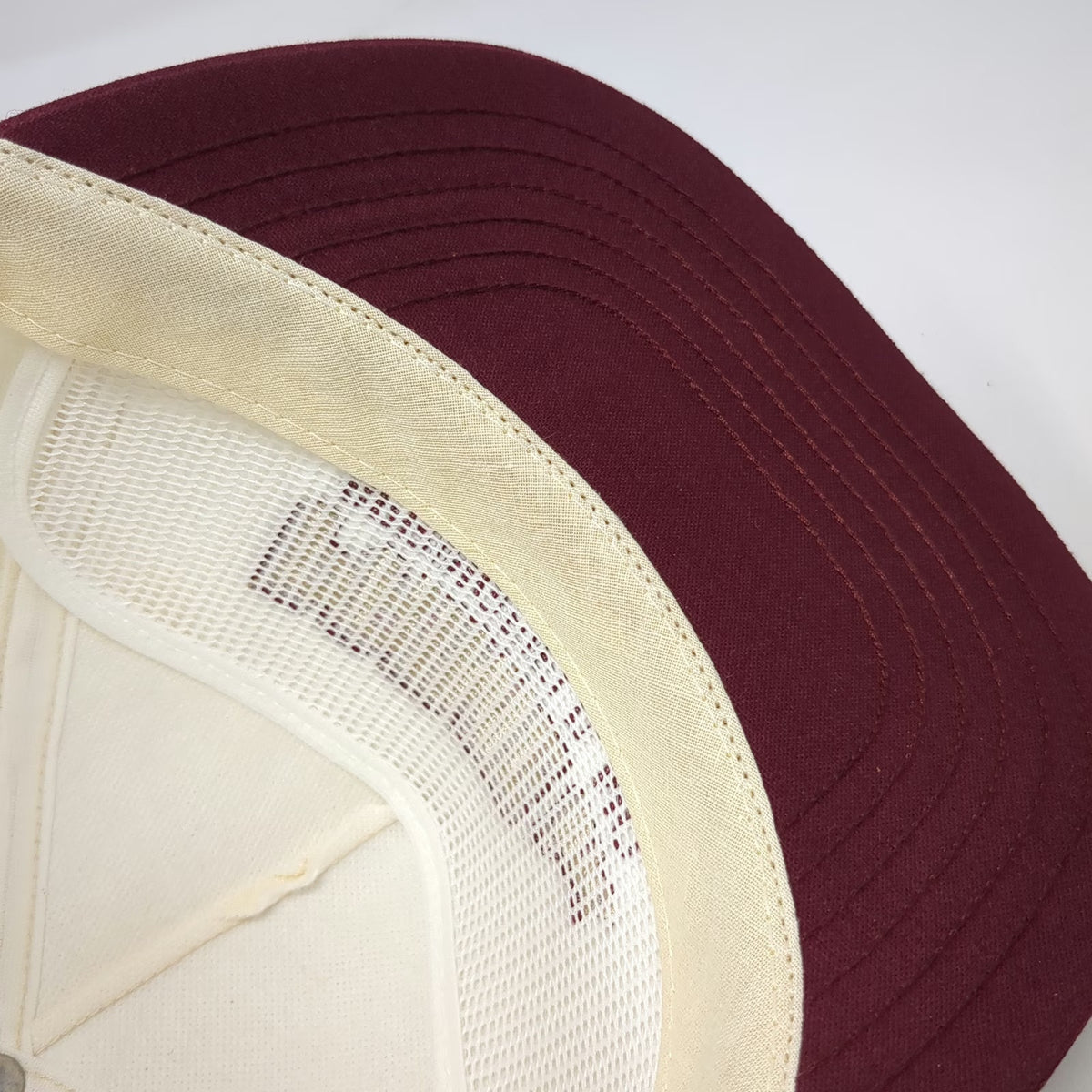 Mad Hatters 5 Panel Hat White Red One Size Prime Inc Springfield Rope Trucking