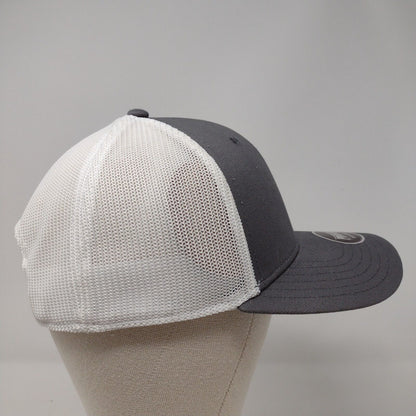Outdoor Cap Snapback Mesh Back Trucker Hat Gray OSFA Proflex Adjustable