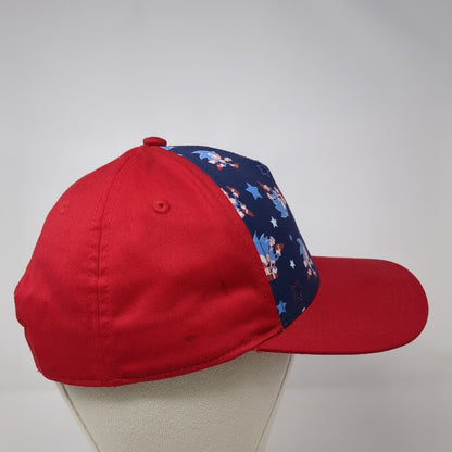 Sonic The Hedgehog Youth Snapback Hat Multicolor OS Adjustable Graphic Print