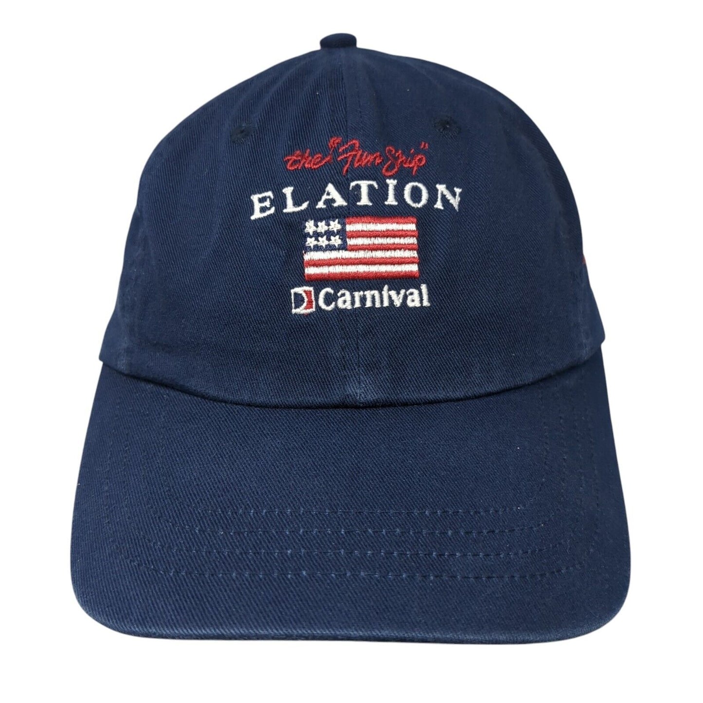 The Fun Strip Elation Carnival Baseball Cap Blue OS Adjustable Gear For Sports