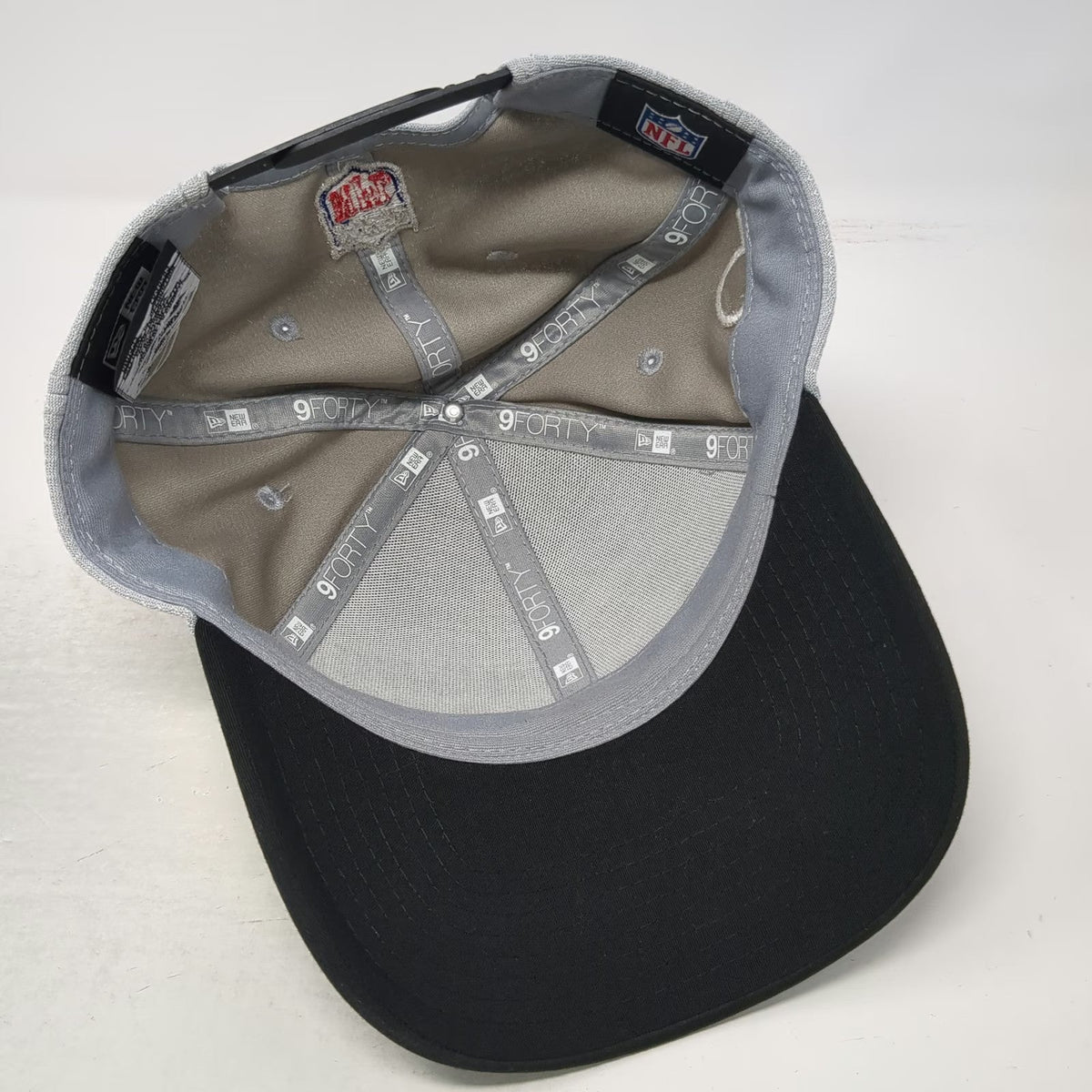 Philadelphia Eagles NFL New Era Snapback Gray One Size Super Bowl LVII Patch Hat