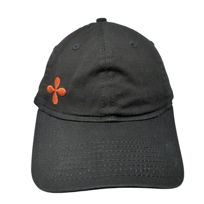 New Era Slideback Hat Black One Size Adjustable Embroidered 9Twenty 6 Panel