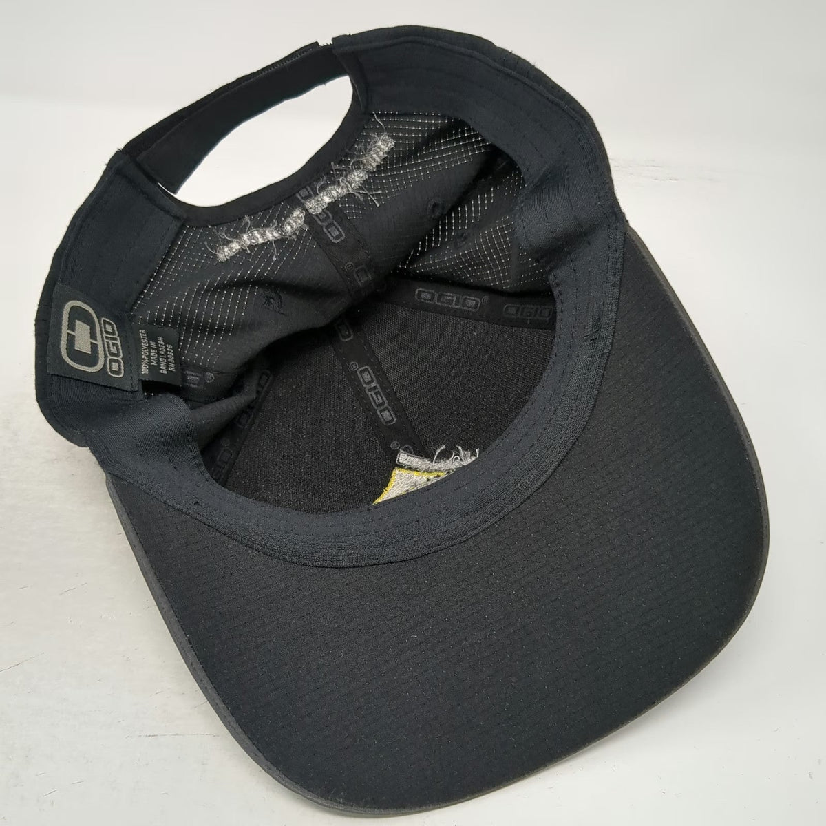OGIO Baseball Cap Black One Size Team Evesham Cycling Gear Logo Strapback Hat