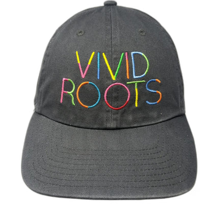 '47 Baseball Cap Gray One Size Vivid Roots Cotton Slideback Adjustable Logo Hat