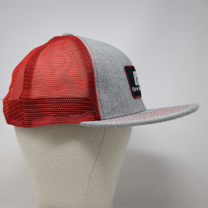 Buck's Bags Trucker Hat Gray Red One Size Farm Bureau Ins Idaho Mesh Snapback