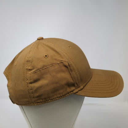 Dickies Baseball Cap Brown One Size Strapback Canvas Logo Patch Workwear hat