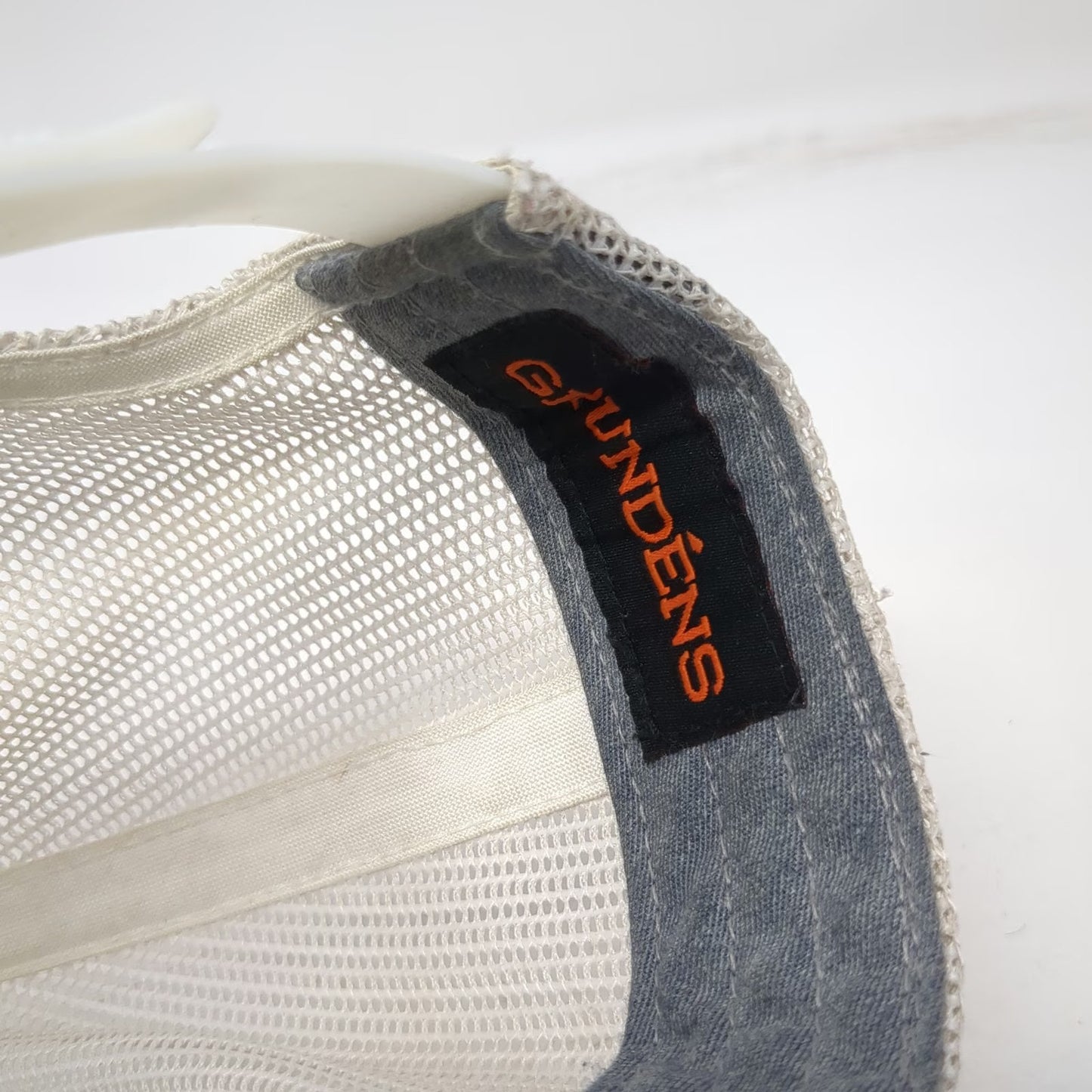 Grundéns Trucker Hat Gray White One Size Mesh Snapback We Are Fishing Patch