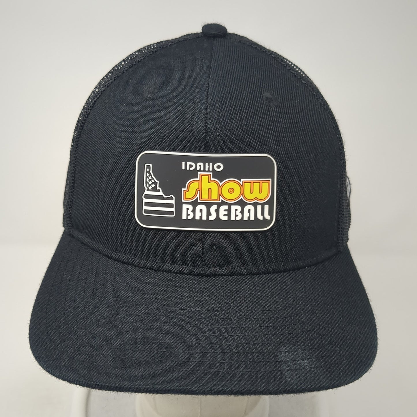 Idaho Show Baseball Snapback Trucker Hat Black One Size Mesh Back