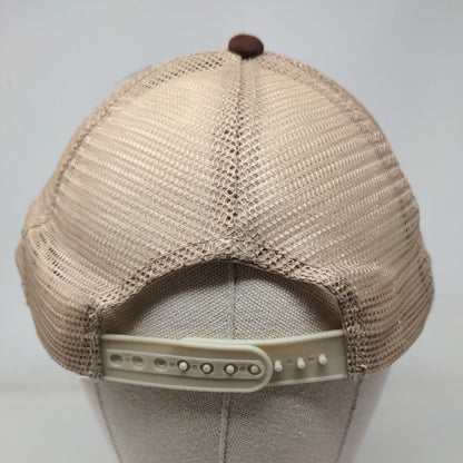 Power-Pole Shallow Water Anchor Swift Silent Secure Trucker Hat Brown OSFA Mesh