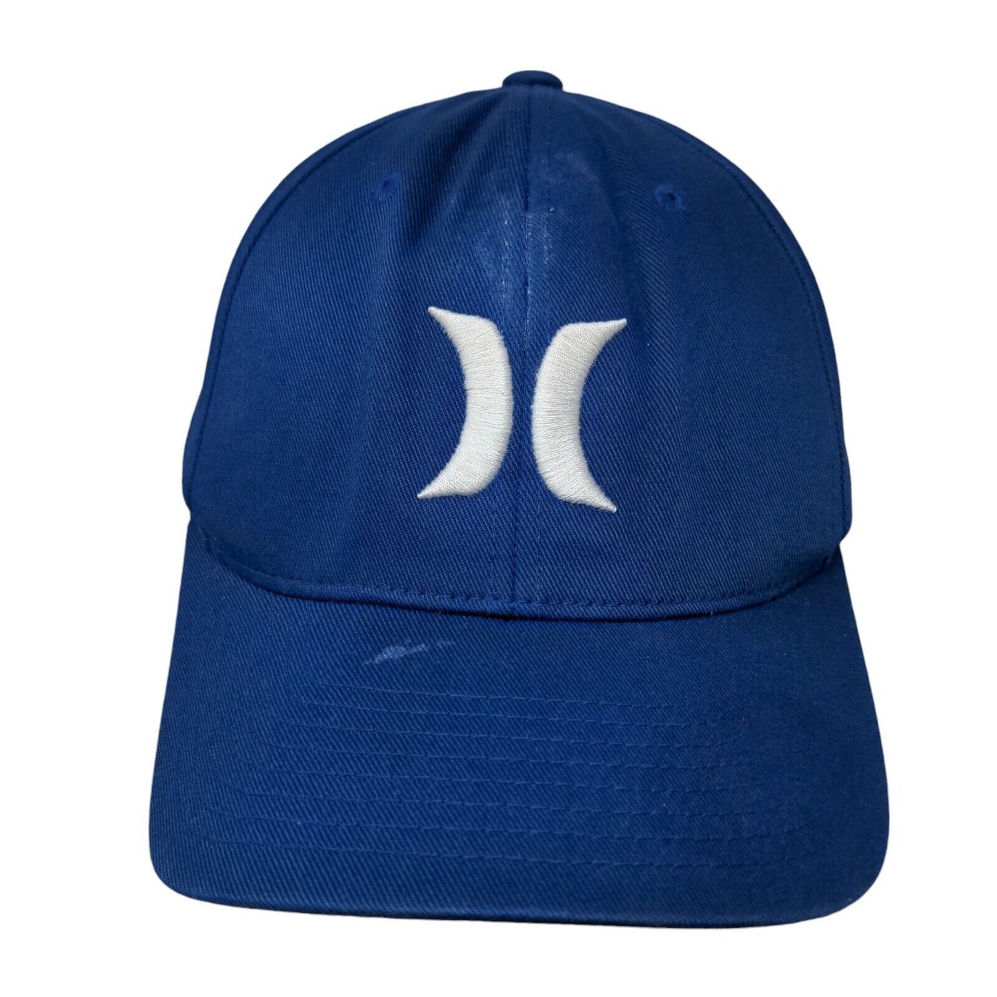 Hurley Fitted Hat Blue Large/XL Embroidered 6 Panel Flexfit Yupoong