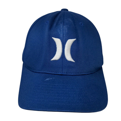 Hurley Fitted Hat Blue Large/XL Embroidered 6 Panel Flexfit Yupoong