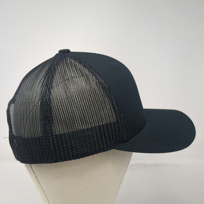 Yupoong Trucker Hat Black One Size The Masonry Center Mesh Snapback Hat Logo