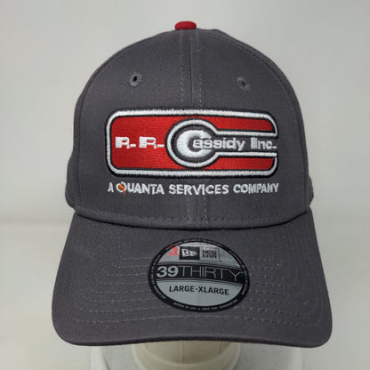 R.R. Cassidy Inc. Fitted Hat Gray Large/XL Embroidered New Era 39Thirty