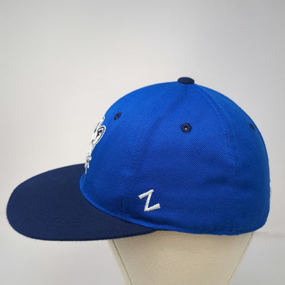 BYU Cougars NCAA Zephyr Cap Blue 7 1/8 Fitted Grey Underbrim Embroidered Hat