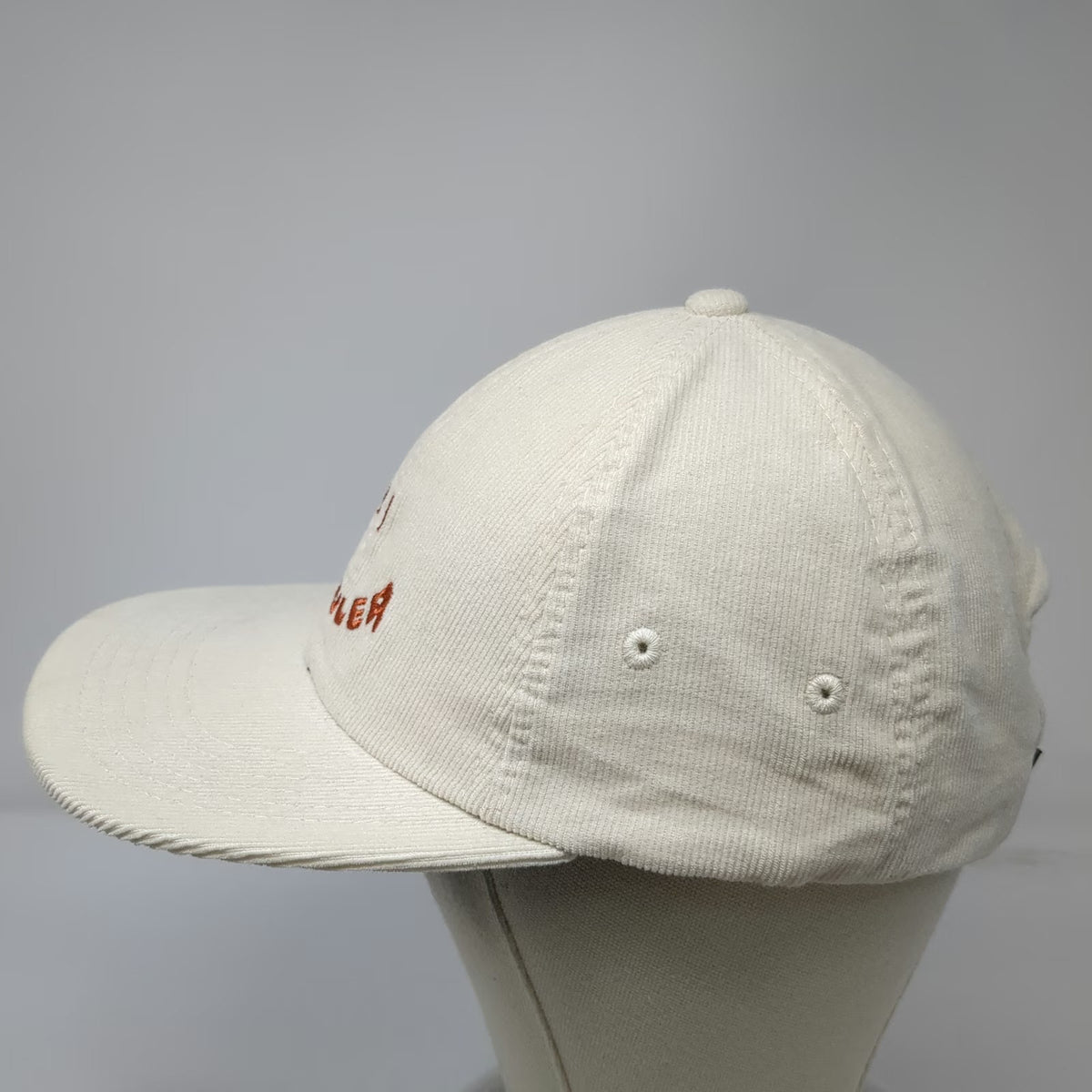 Howler Brothers Baseball Cap Beige One Size Corduroy Slideback Orange Cotton Hat