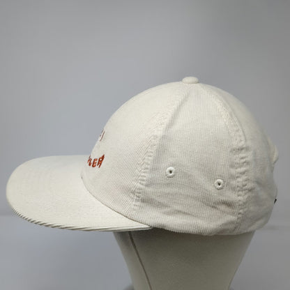Howler Brothers Baseball Cap Beige One Size Corduroy Slideback Orange Cotton Hat