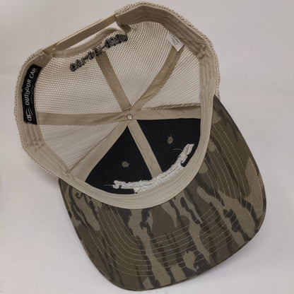 Spencer Ready Mix Concrete Trucker Hat Camouflage XL Mesh Back Outdoor Cap