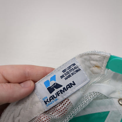 Florida Snapback Trucker Hat Blue OS Adjustable Embroidered Mesh Back Kaufman